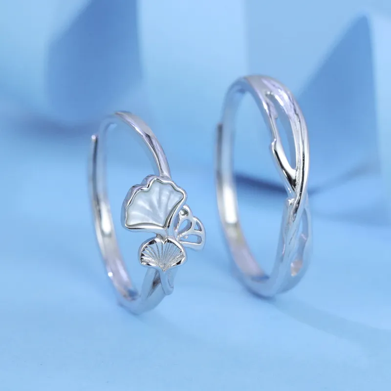 CHIC ZONE 925 Sterling Silver Rings Unisex-4