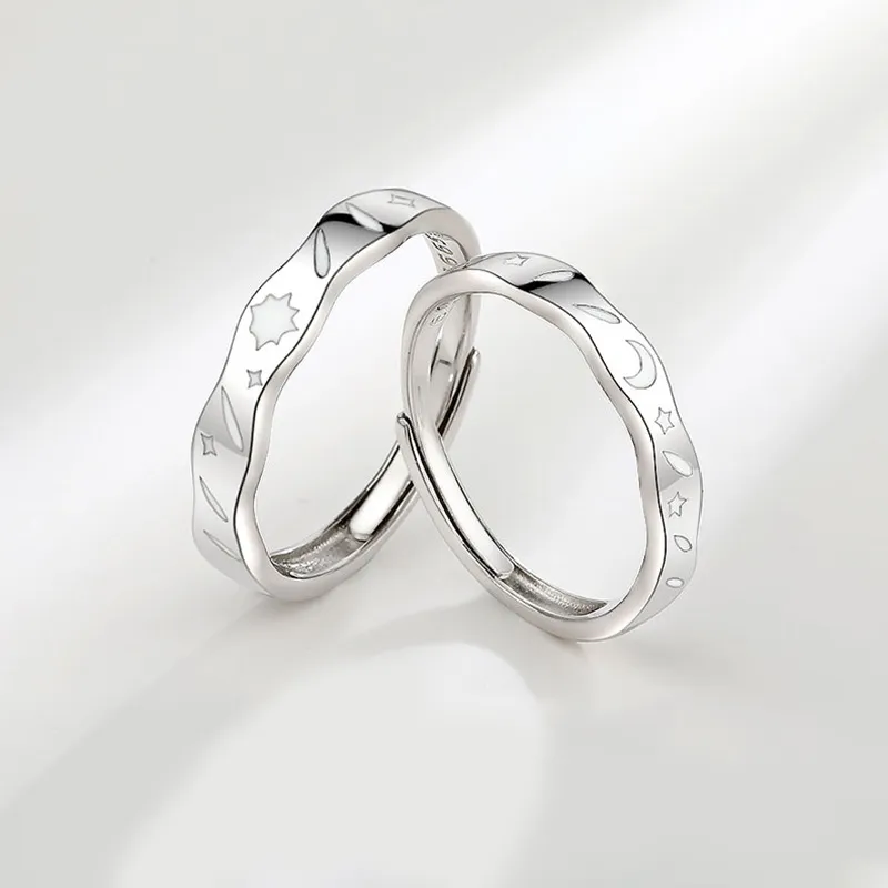 CHIC ZONE 999 Fine Silver Rings Unisex-3