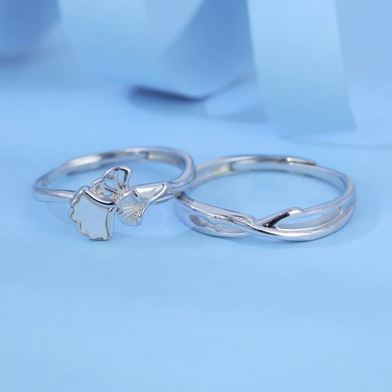 CHIC ZONE 925 Sterling Silver Rings Unisex-3