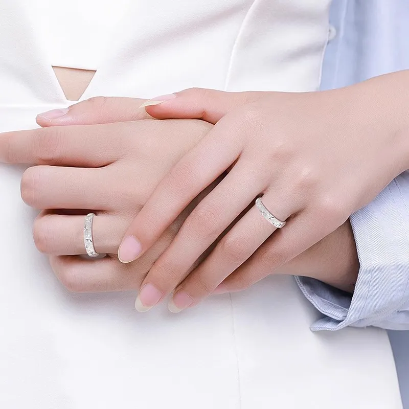 CHIC-ZONE 925 Sterling Silver Rings Unisex-7