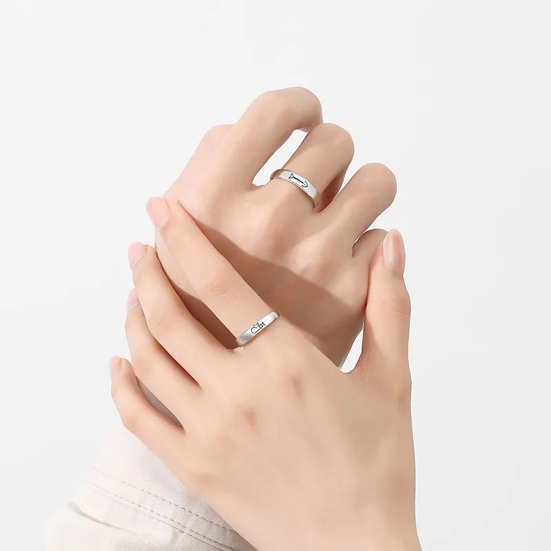 CHIC-ZONE 925 Sterling Silver Rings Unisex-1