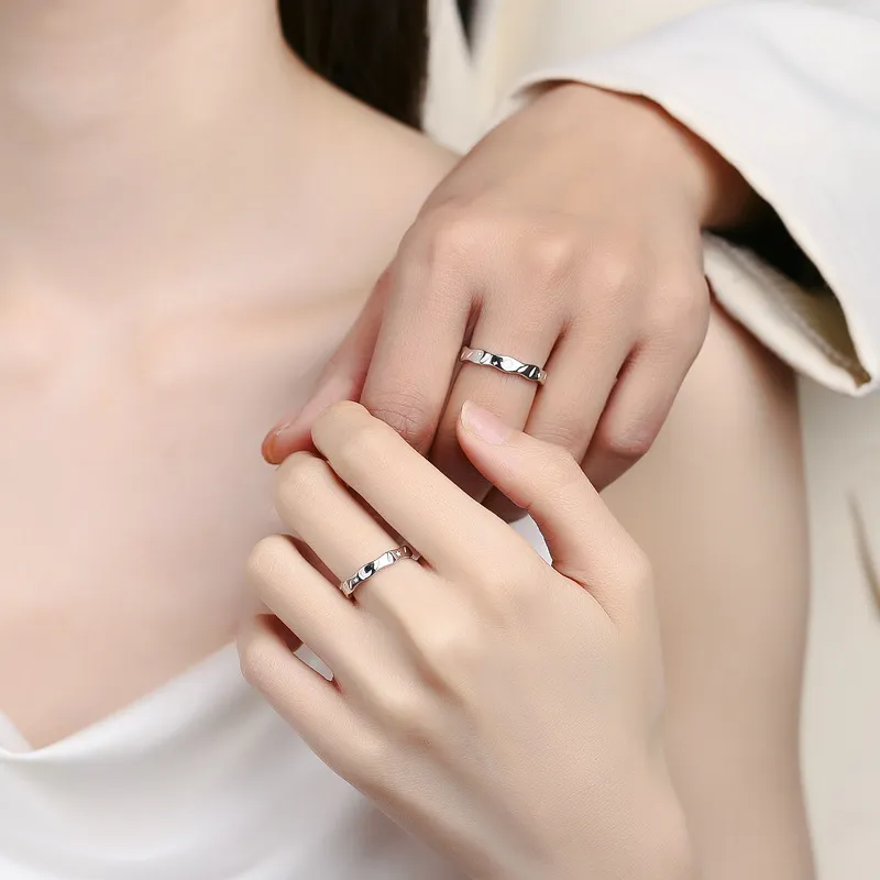 CHIC ZONE 999 Fine Silver Rings Unisex-1