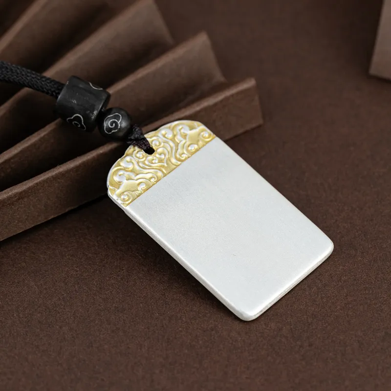 CHIC ZONE 999 Fine Silver Pendants Unisex-2