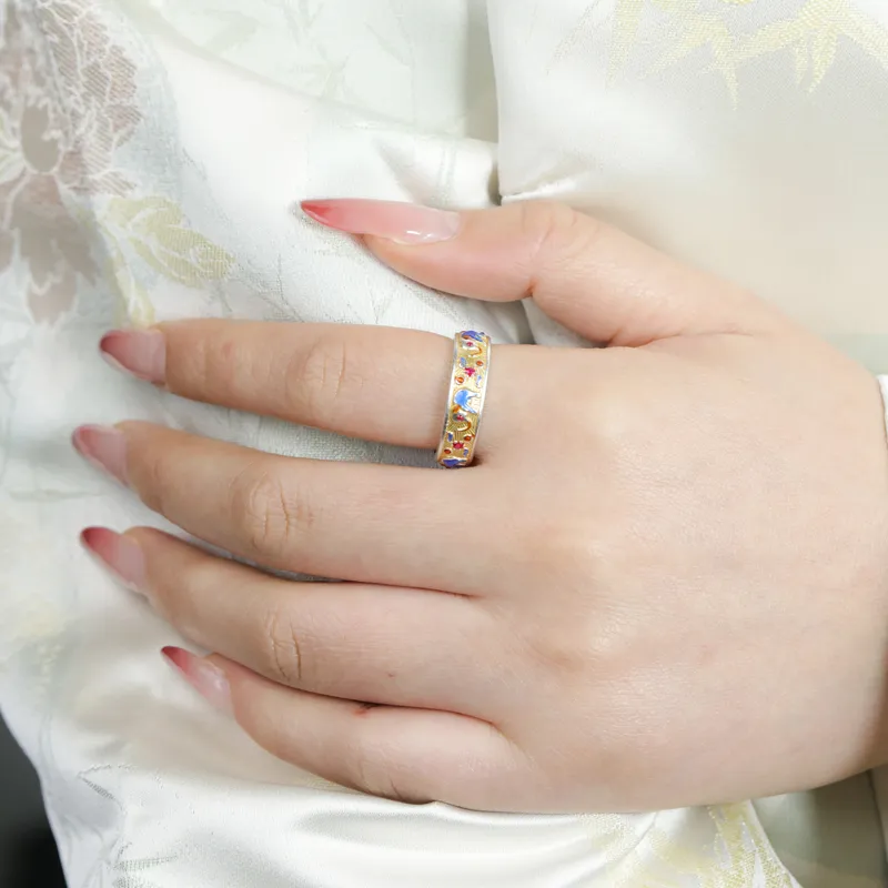 CHIC ZONE 999 Fine Silver Rings Women's-2