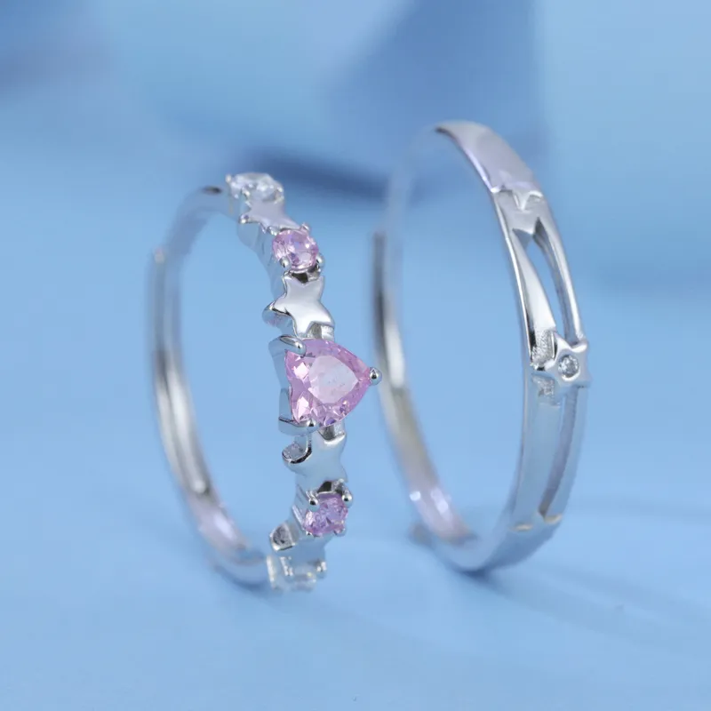 CHIC-ZONE 925 Sterling Silver Rings Unisex-4