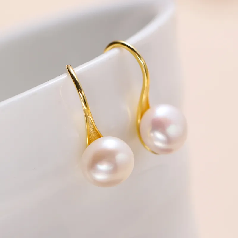 CHIC ZONE Pearl Earrings Women's-5