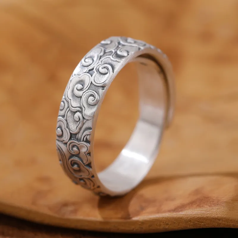 CHIC ZONE S999 Fine Silver Rings Women's-1