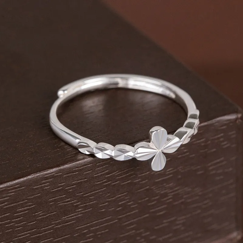 CHIC ZONE 999 Fine Silver Rings Women's-5