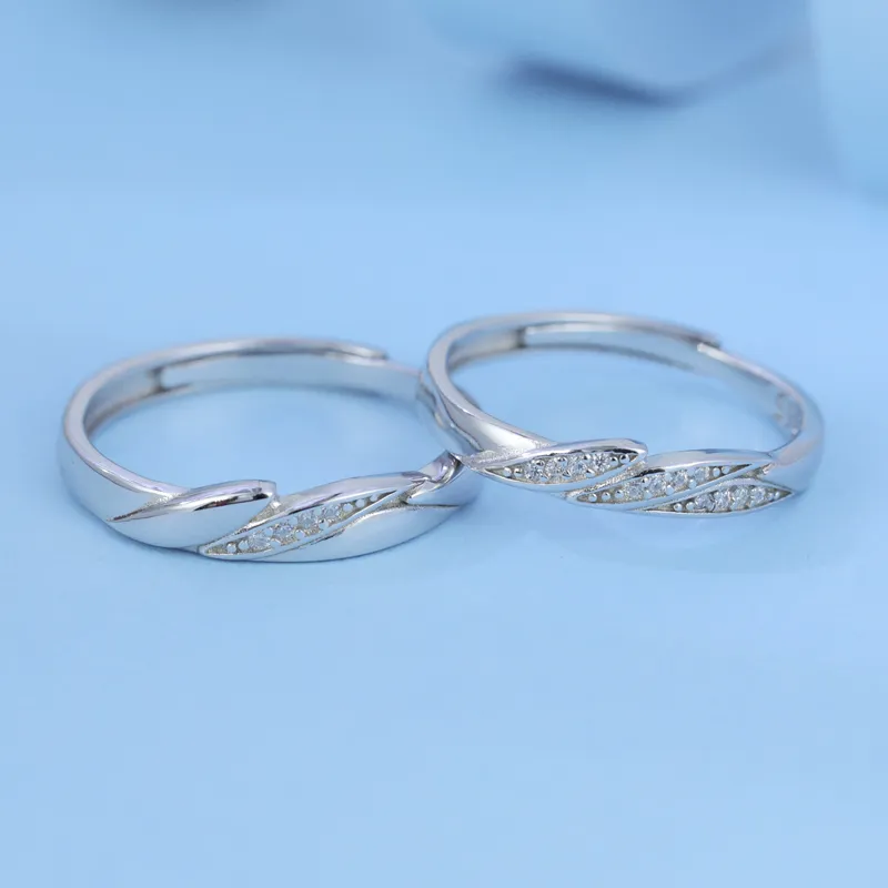 CHIC-ZONE 999 Fine Silver Rings Women's-4