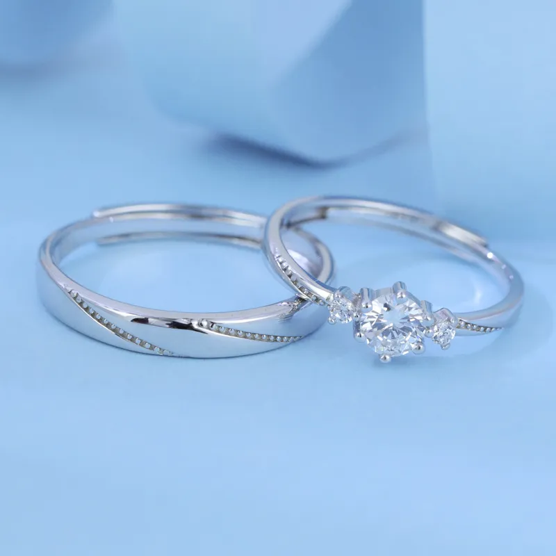 CHIC-ZONE 999 Fine Silver Rings Unisex-3
