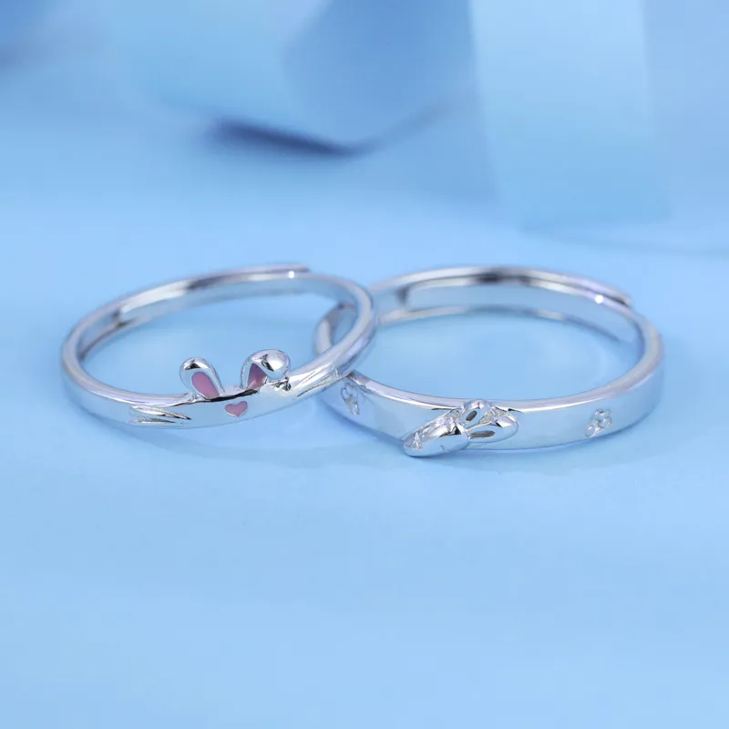 CHIC ZONE 990 Silver Rings Unisex-5