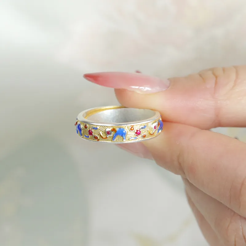 CHIC ZONE 999 Fine Silver Rings Women's-1