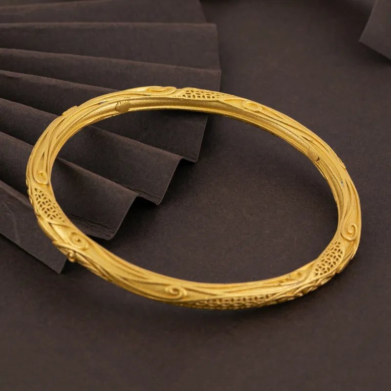 CHIC ZONE 999 Fine Silver Bangles Unisex-1