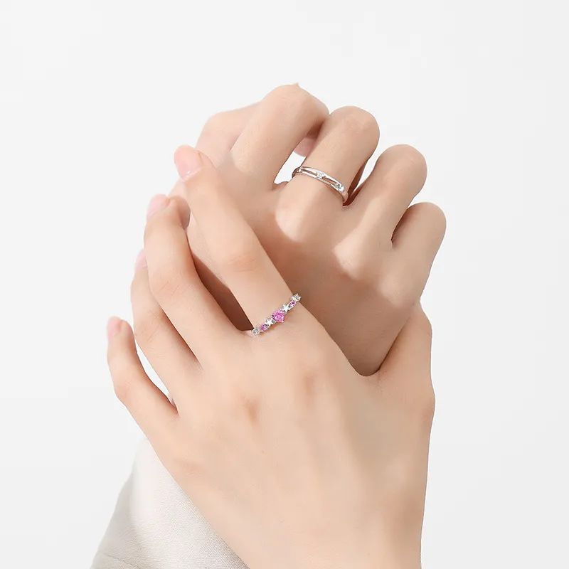 CHIC-ZONE 925 Sterling Silver Rings Unisex-2