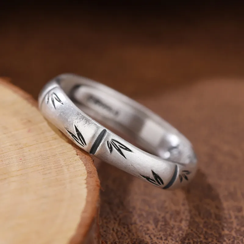 CHIC ZONE 999 Fine Silver Rings Women's-6