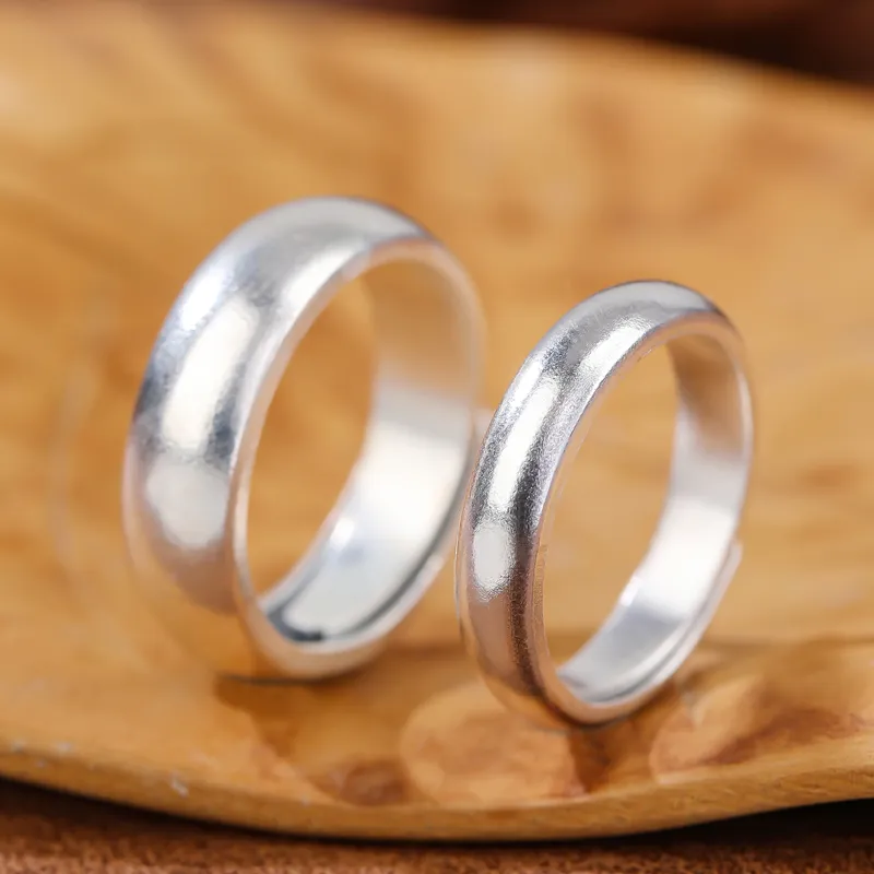 CHIC ZONE 999 Fine Silver Rings Unisex-3