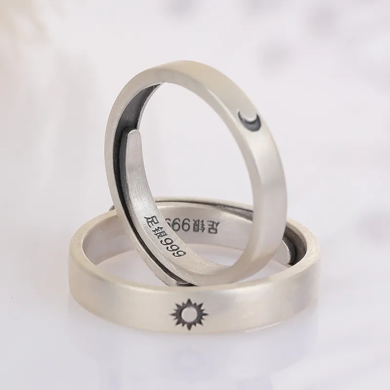 CHIC ZONE 999 Fine Silver Rings Women's-5