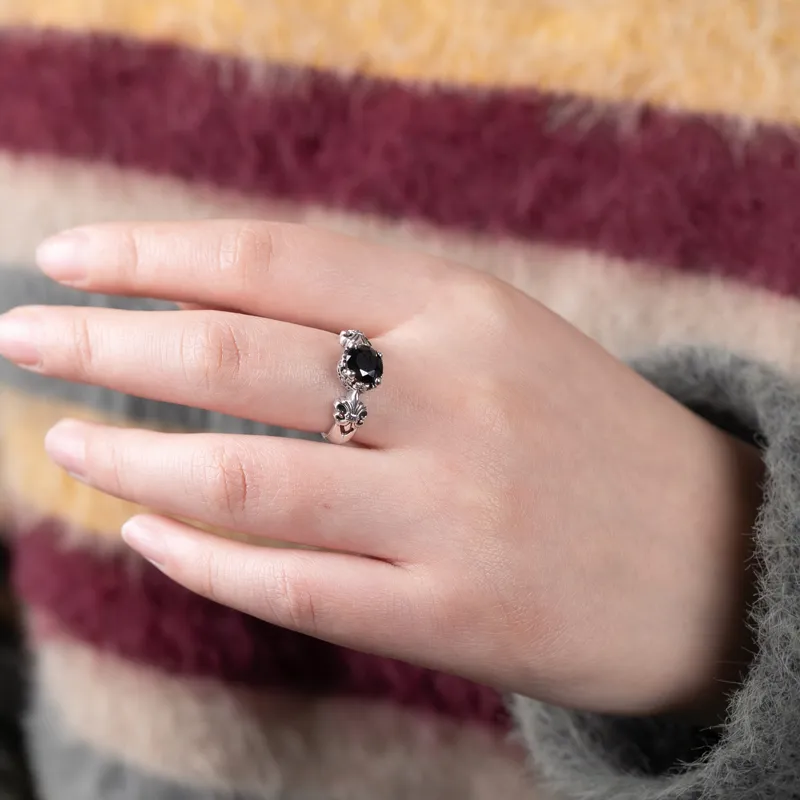 CHIC ZONE Natural Agate Rings Unisex-3
