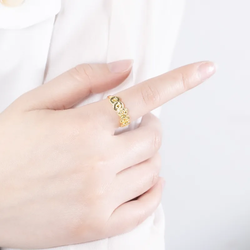 CHIC ZONE 999 Fine Silver Rings Women's-3