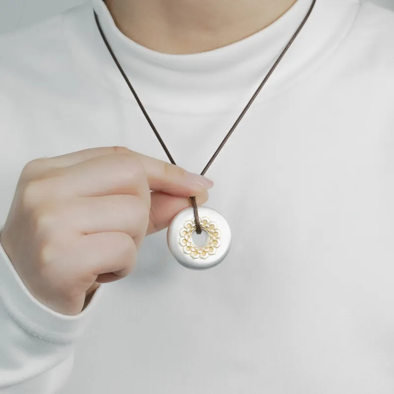 CHIC-ZONE 999 Fine Silver Pendants Unisex-2