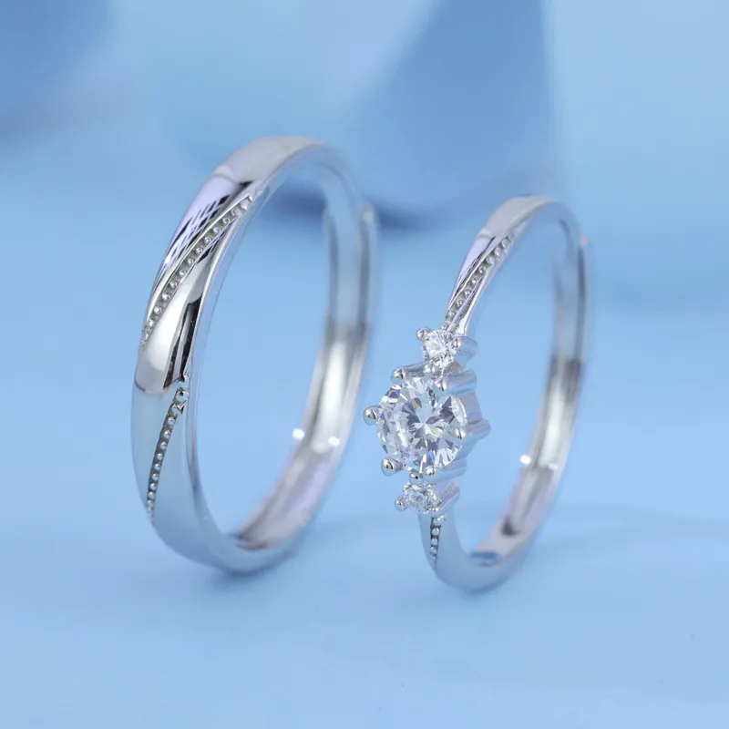 CHIC-ZONE 999 Fine Silver Rings Unisex-5