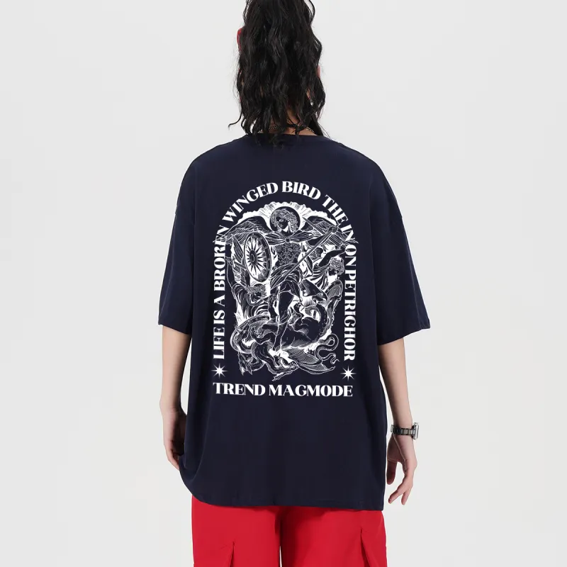 Magmode T-Shirt Unisex Navy Blue-2