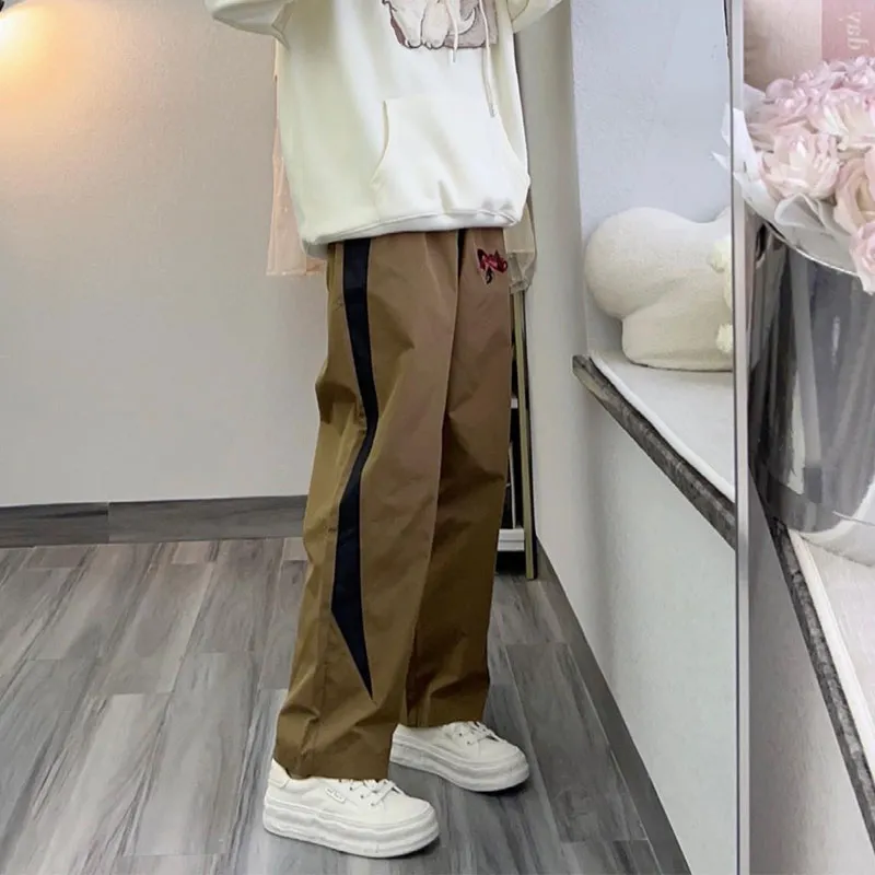 Magmode Casual Pants Unisex Khaki-3