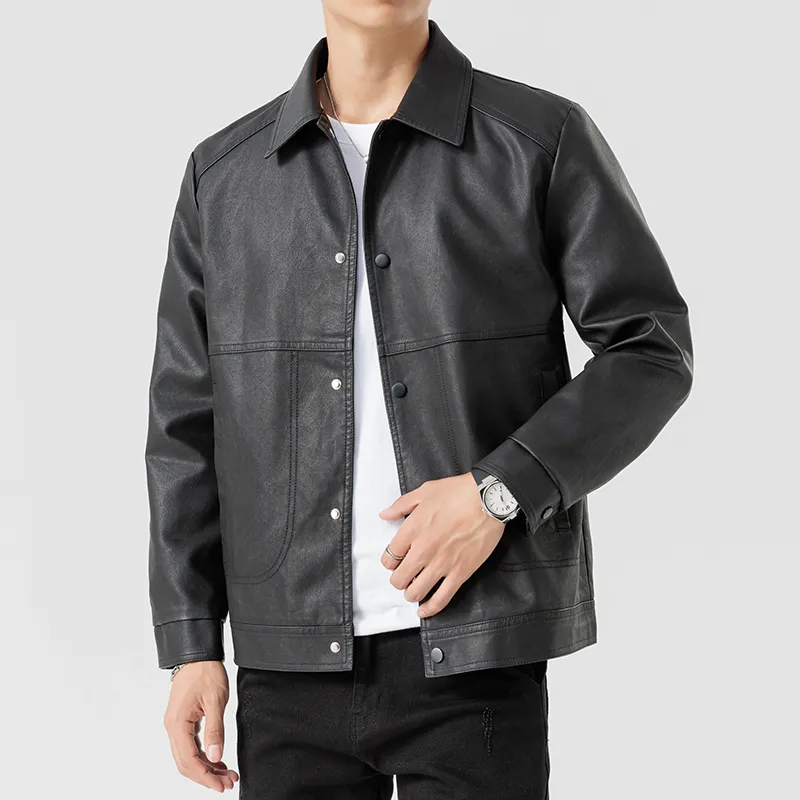 Magmode Leather Jacket Unisex Black-3