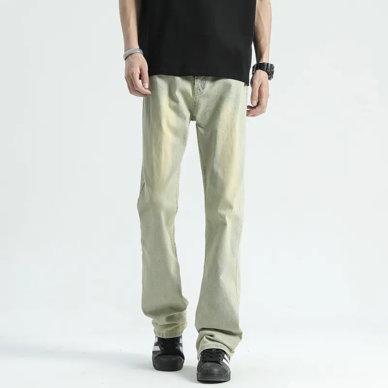 Magmode Jeans Unisex Yellow Mud-2