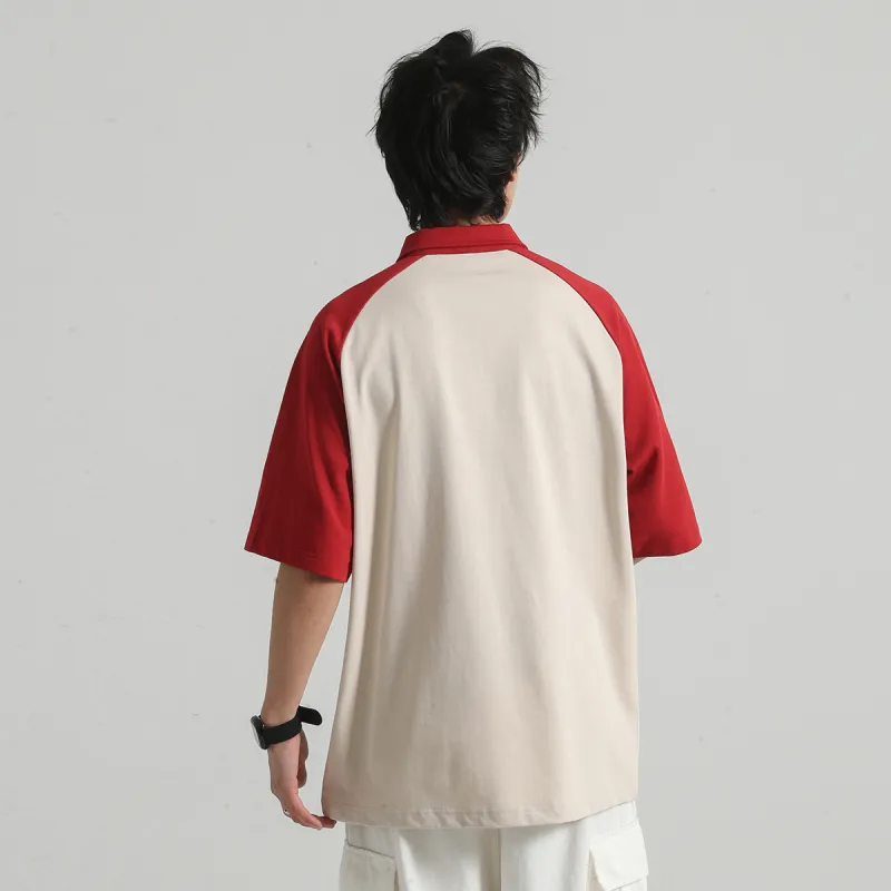 Magmode Polo Shirt Unisex Taupe Black-11