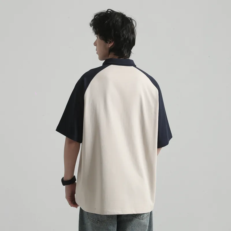 Magmode Polo Shirt Unisex Taupe Black-15
