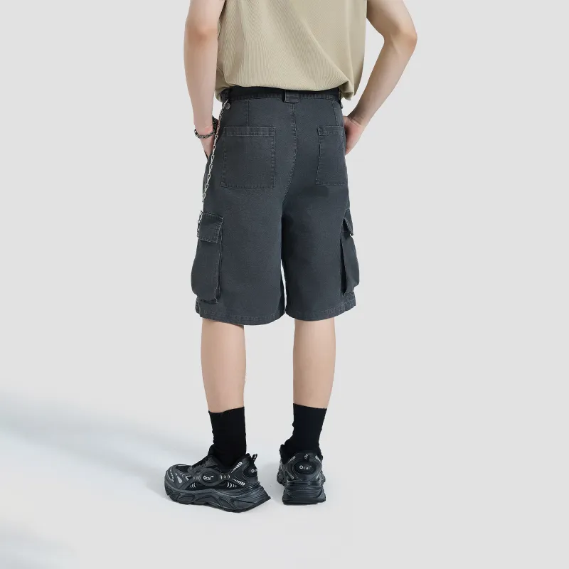 PMET Cargo Shorts Unisex Dark Gray-3