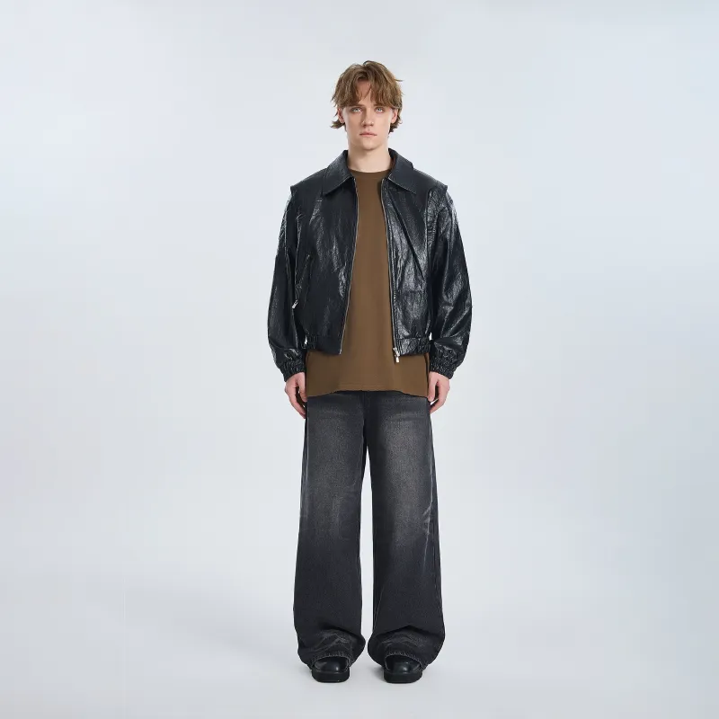 PMET Deconstruction Trendy Loose Fit Coat Unisex-3
