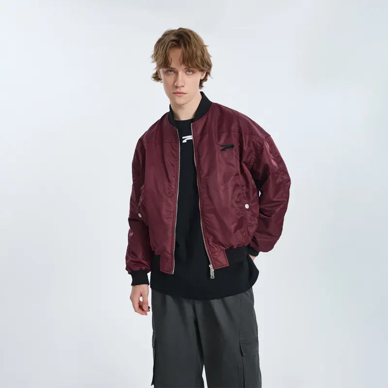 PMET Cleanfit Trendy Loose Fit Cropped Silhouette MA1 Flight Coat Unisex-6