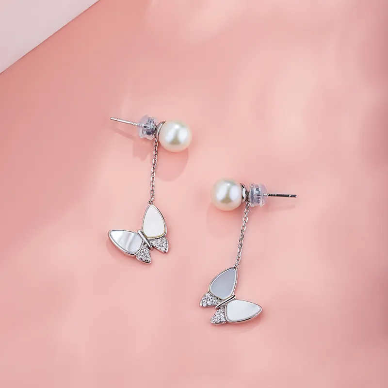 CLORIS YING Freshwater Pearl Earrings Women's-1