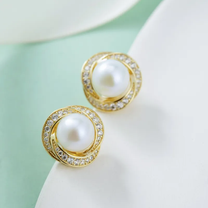 CLORIS YING Freshwater Pearl Earrings Women's-3