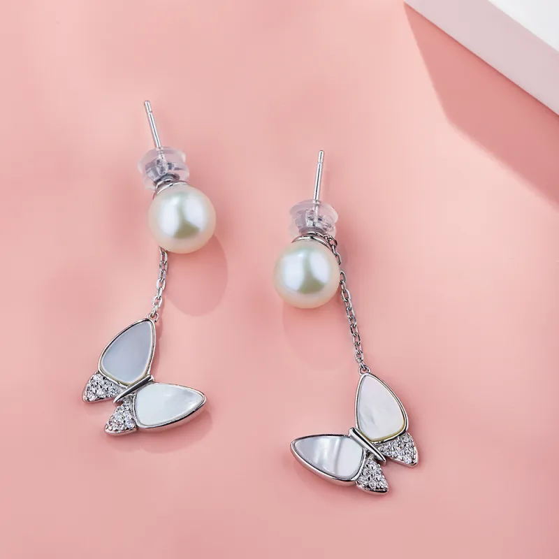 CLORIS YING Freshwater Pearl Earrings Women's-3