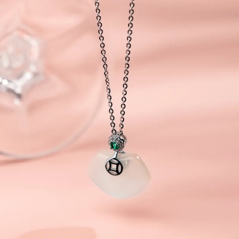 DOWER&HALL Chalcedony Necklaces Women's-2