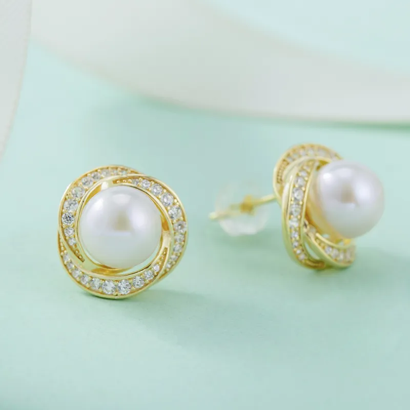 CLORIS YING Freshwater Pearl Earrings Women's-1