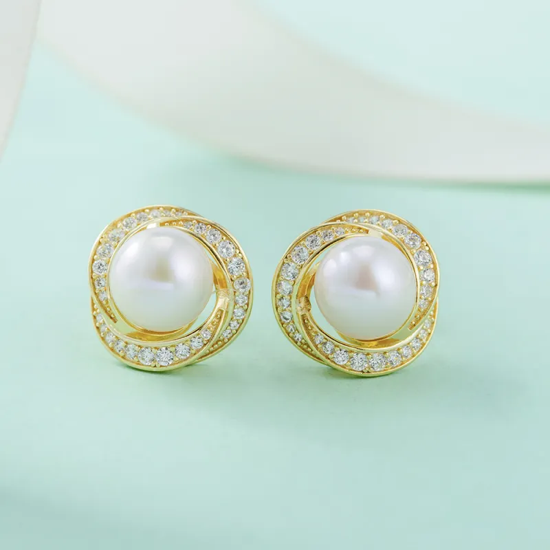 CLORIS YING Freshwater Pearl Earrings Women's-2