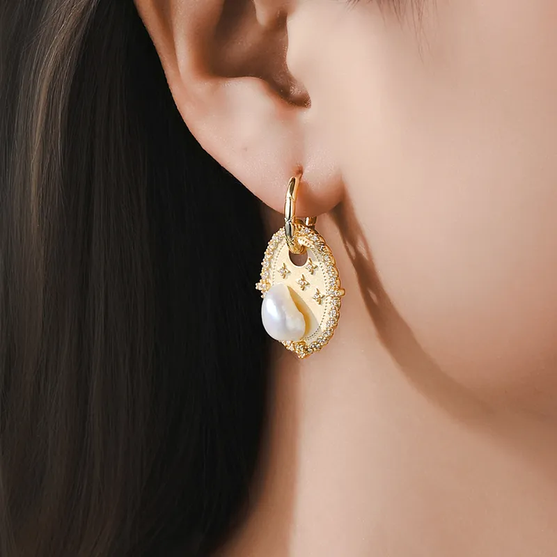 CLORIS YING 925 Sterling Silver Stud Earrings Women's-3