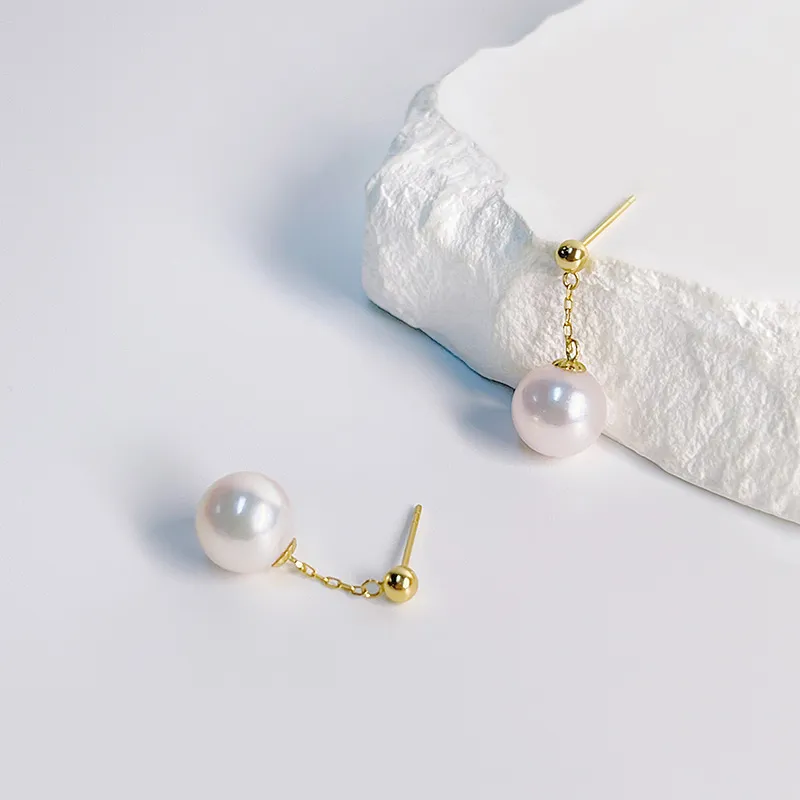 CLORIS YING Saltwater Pearl Stud Earrings Women's-3