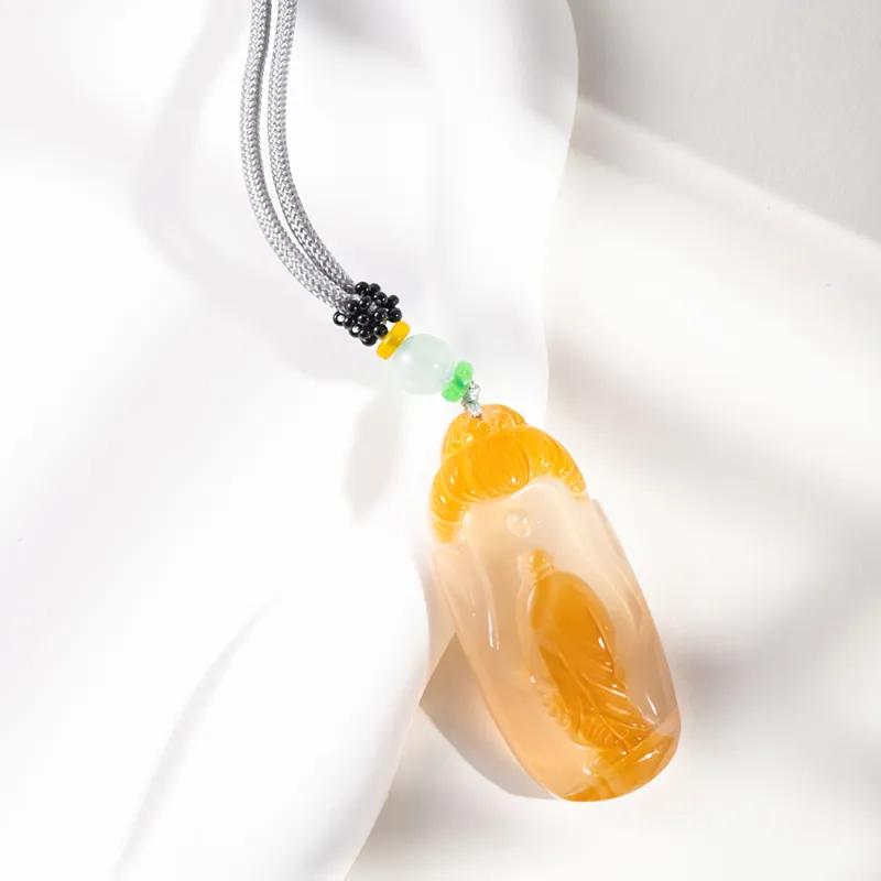 DOWER&HALL Chalcedony Necklaces Unisex-1