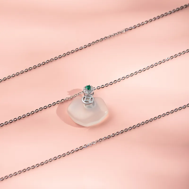 DOWER&HALL Chalcedony Necklaces Women's-4