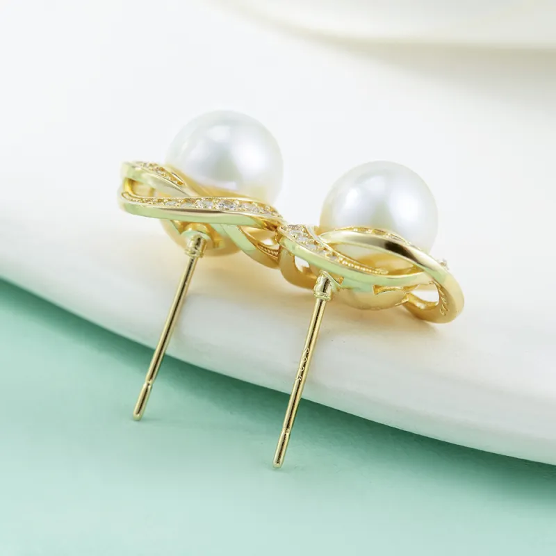 CLORIS YING Freshwater Pearl Earrings Women's-5