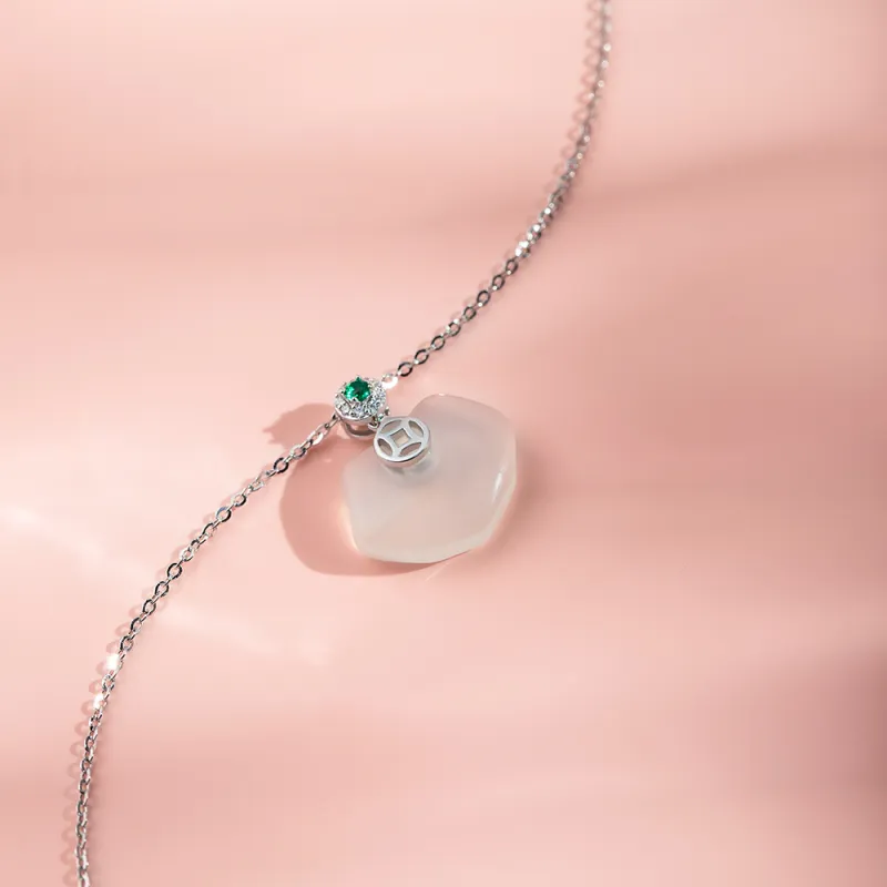 DOWER&HALL Chalcedony Necklaces Women's-3
