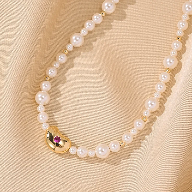 CLORIS YING Shell Beads Alloy Necklaces Women's-1