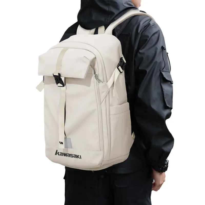 Kawasaki Fabric Backpack Helmet Bag Ball Bag Unisex Multicolor-13