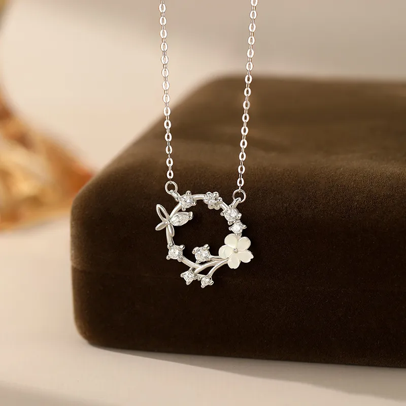 MISS WEI 999 Fine Silver Necklaces Women's-1