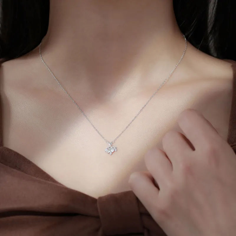 MISS WEI 999 Fine Silver Necklaces Women's-2